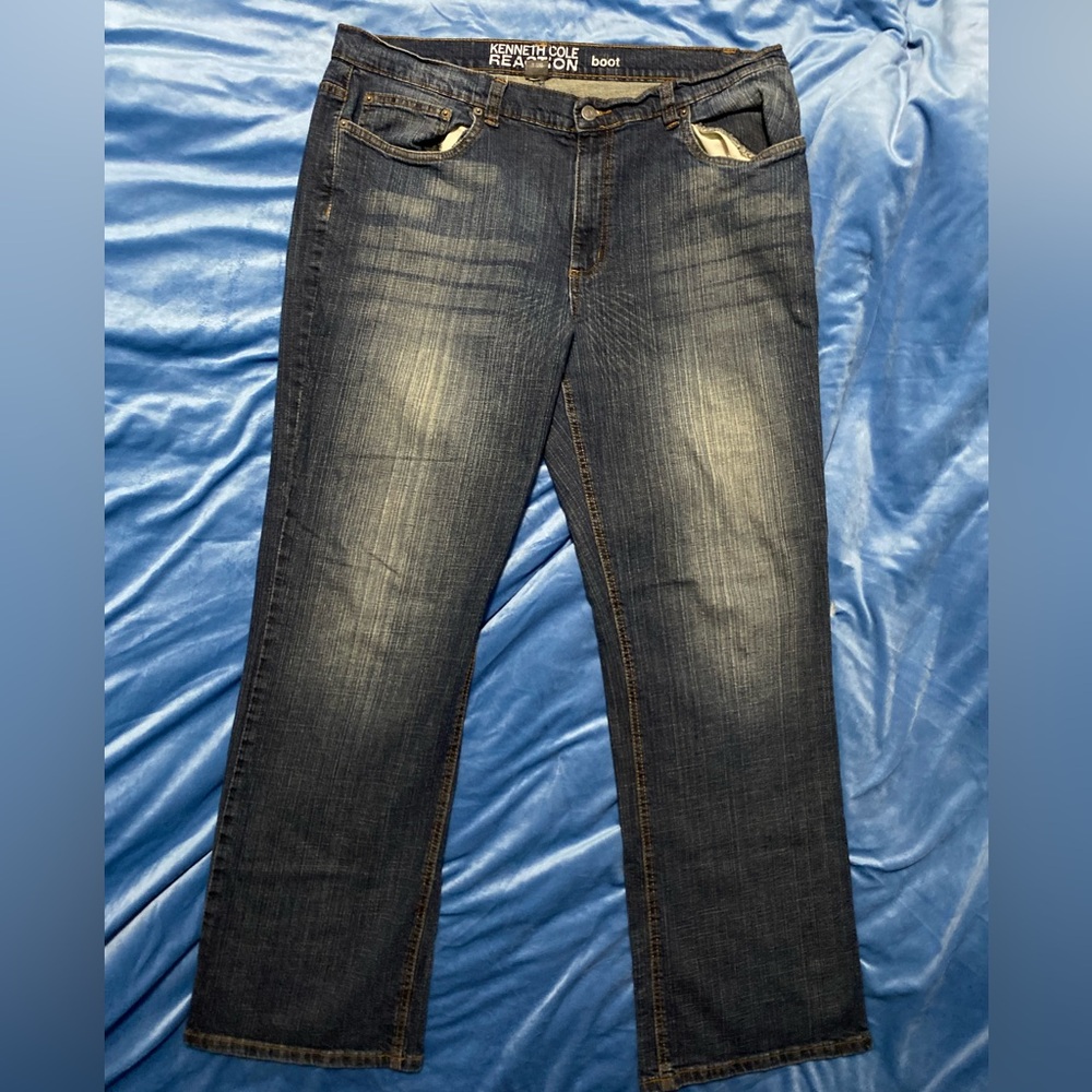 Kenneth Cole Reaction Jeans 38x32 Bootcut